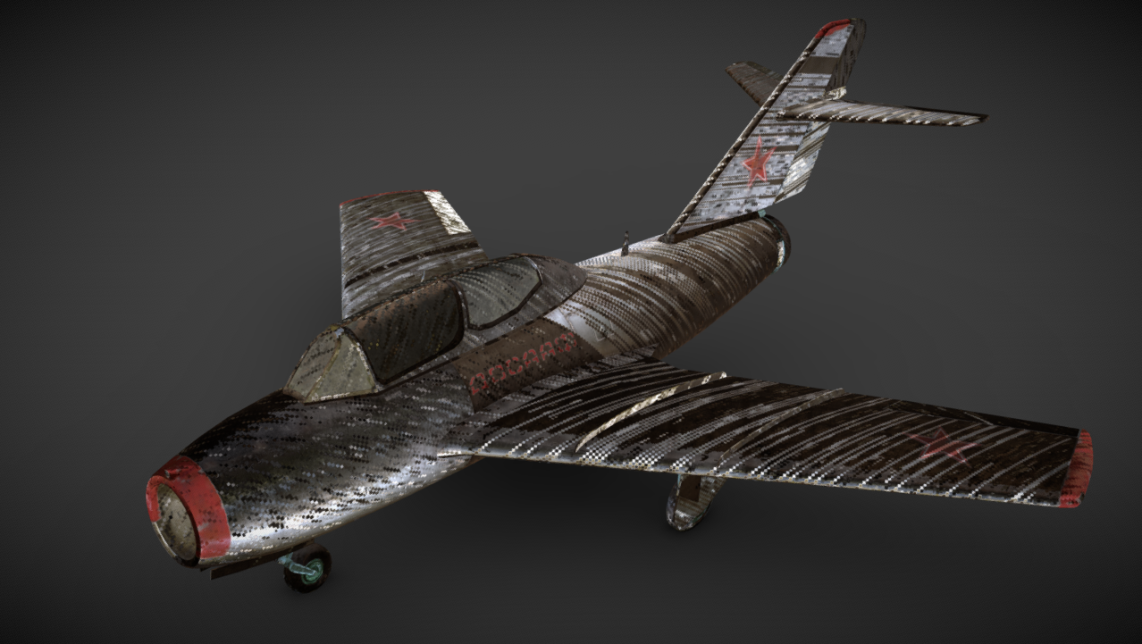 MiG-15 UTI 3d model
