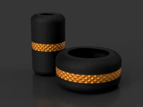 Modular Modern Vase 3d model