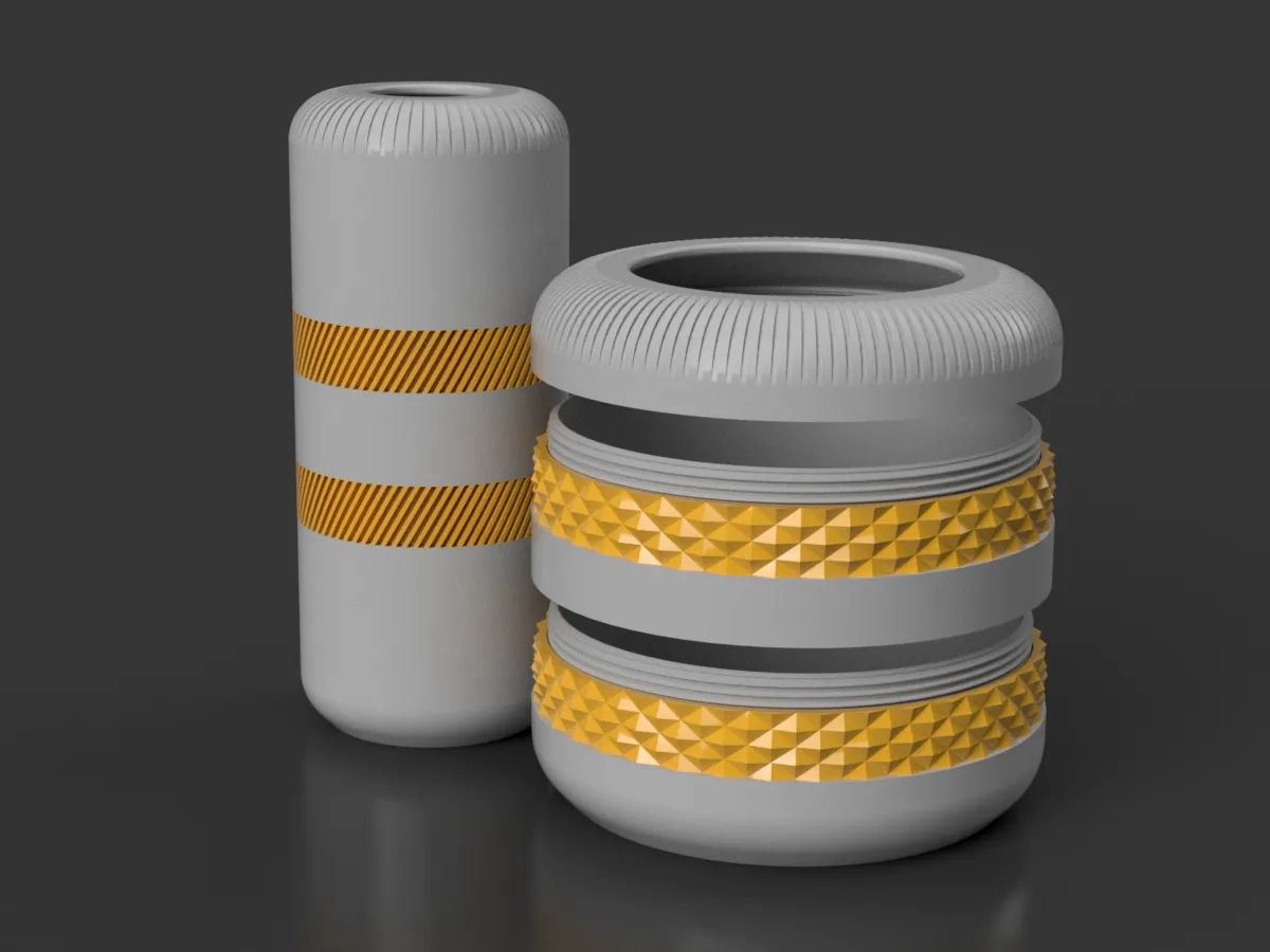 Modular Modern Vase2 3d model