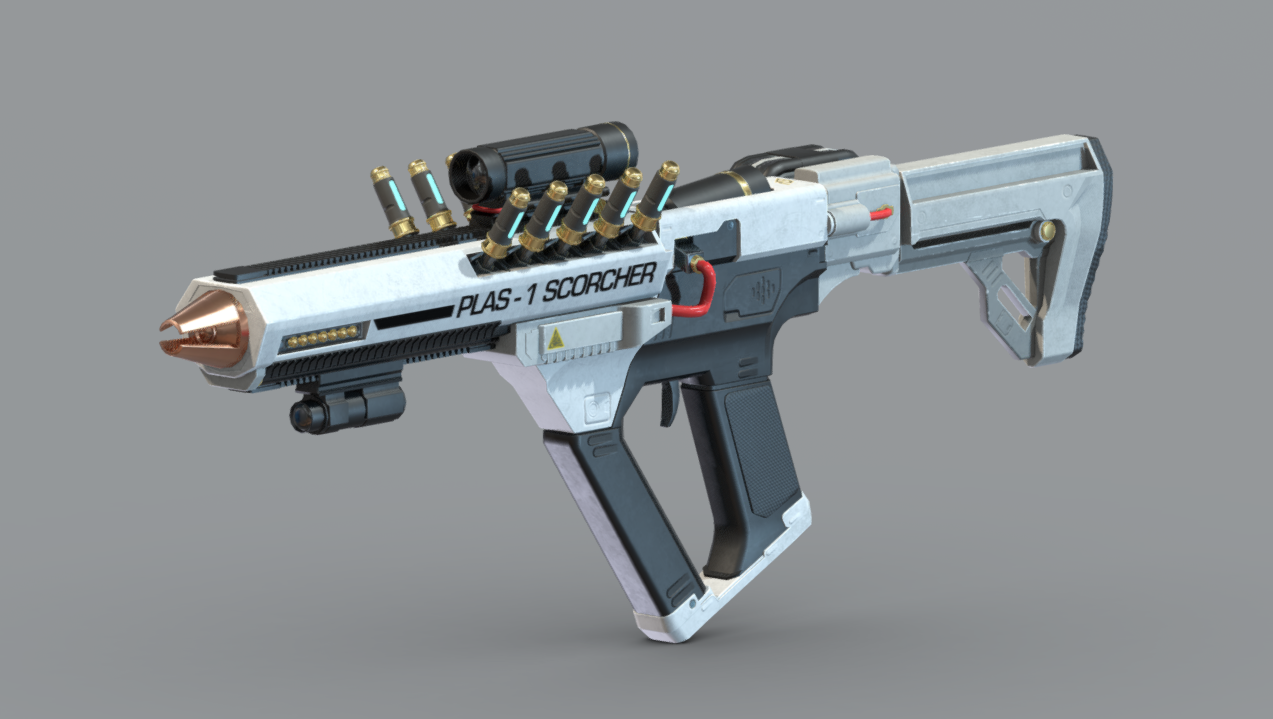 Plas-1 Scorcher Helldivers 2 3d model