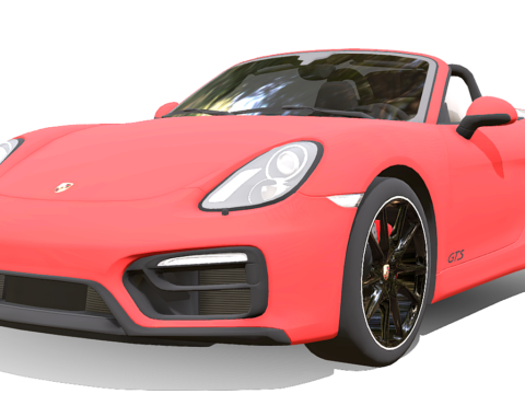 Porsche Boxster GTS 3d model