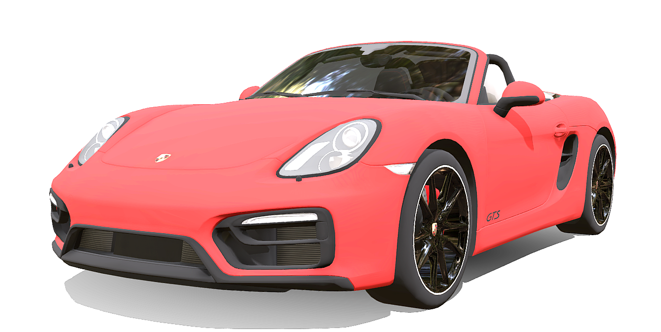 Porsche Boxster GTS 3d model