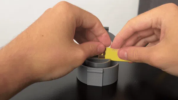 Sewing Meter Winder - print-in-place, parametric 3d model