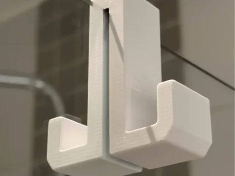 Shower cubicle two-sided hook - different sizes 3d model