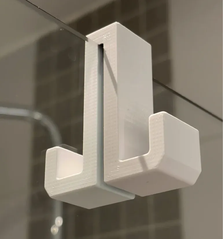 Shower cubicle two-sided hook - different sizes 3d model