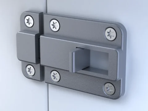 Sliding Door Lock 3d model
