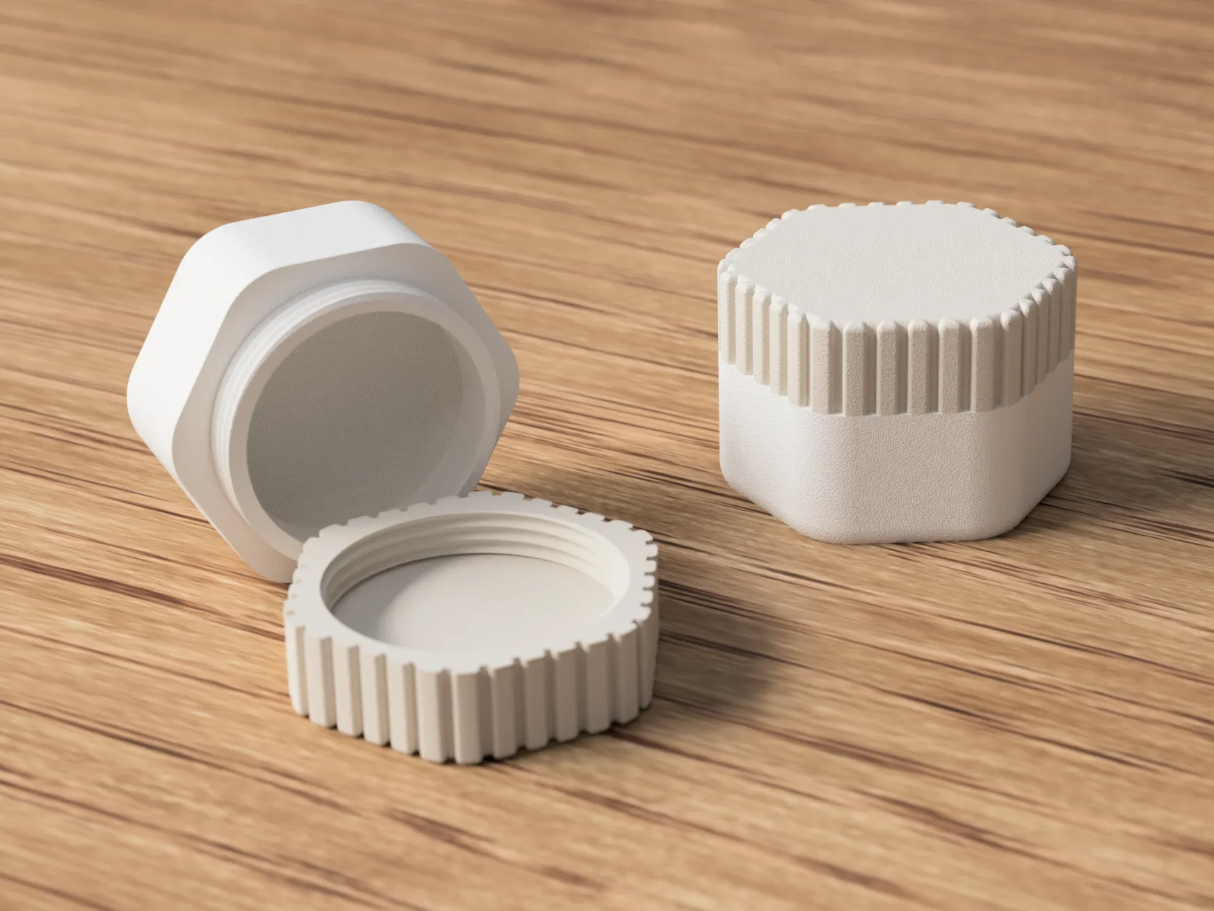 Small travel container 3d model