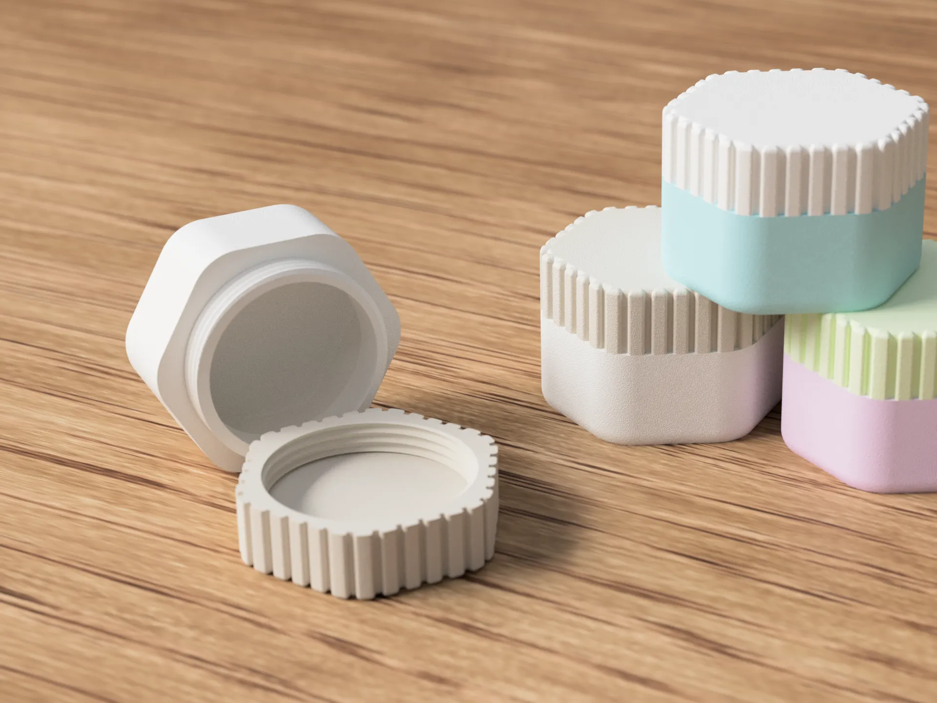 Small travel container2 3d model