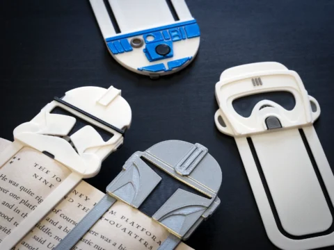 Star Wars Bookmarks 3d model