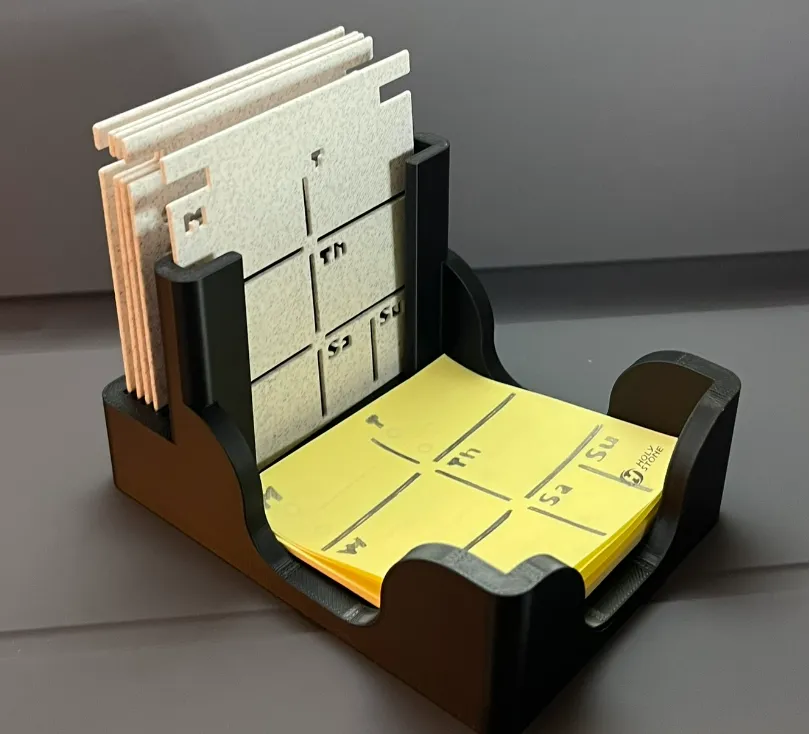 Sticky Note Stencil Station 3d model