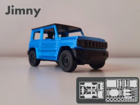 Suzuki Jimny - kit card 3d model