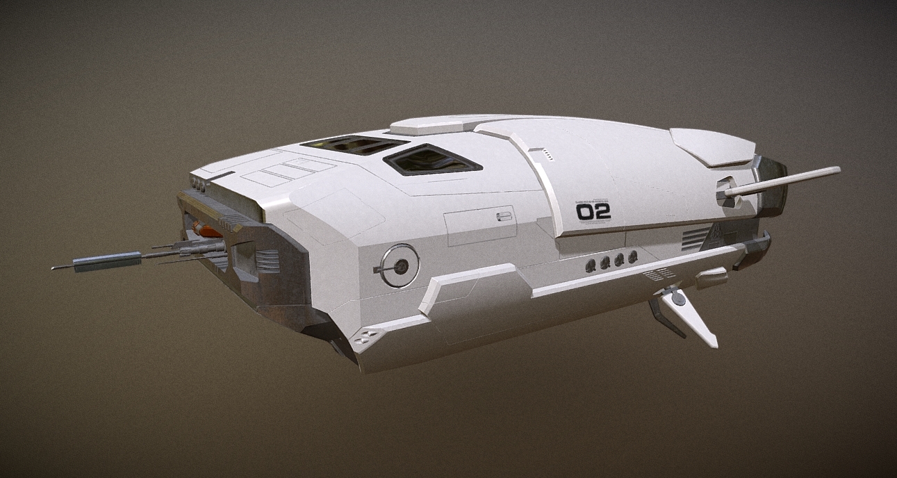 Transport shuttle 3d model
