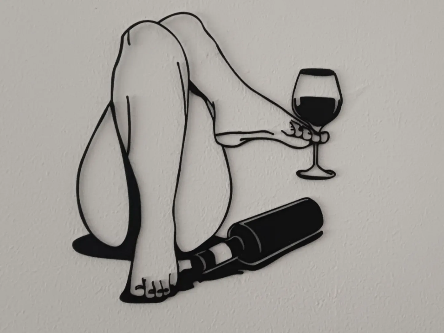 Wall decoration my wine 3d model