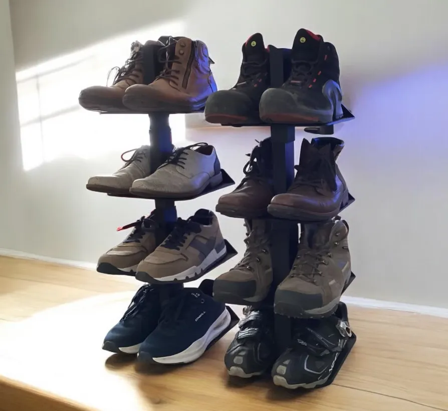 stackable shoe rack 3d model