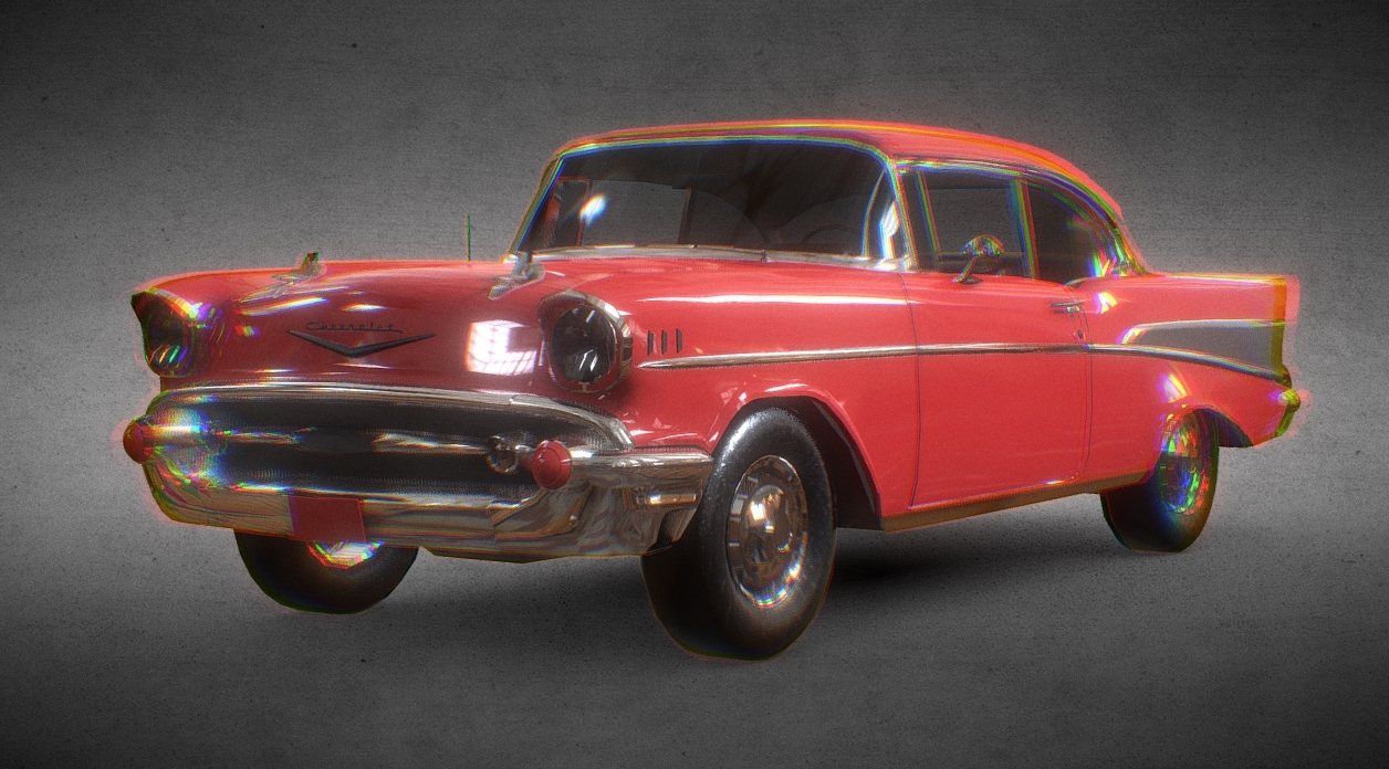 1957 Chevrolet Bel Air 3d model