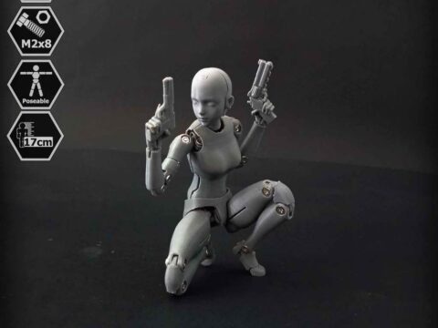 1/10 Scale Action Figure E.V.A 01 - Action Figure 06 3d model