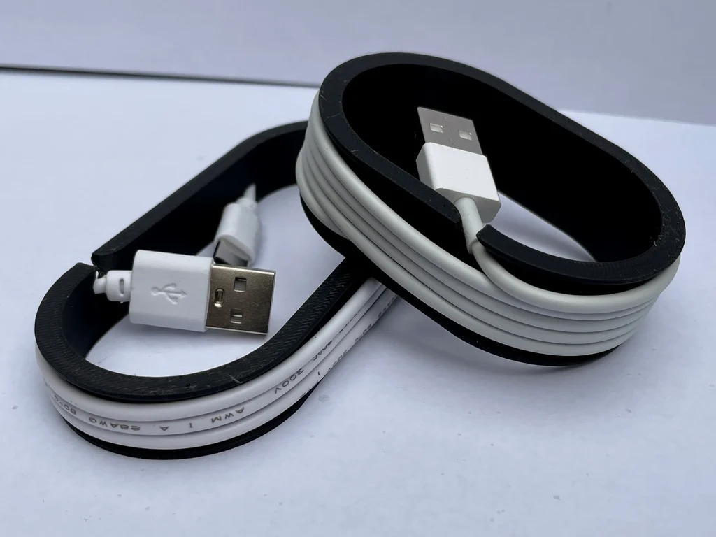 Customizable cable organizer 3d model
