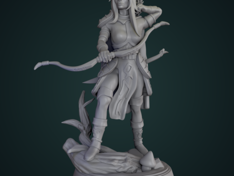 Elf Sylfiel 3d model