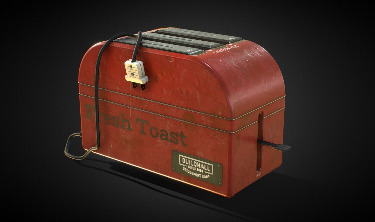 Fresh Toast 3d model