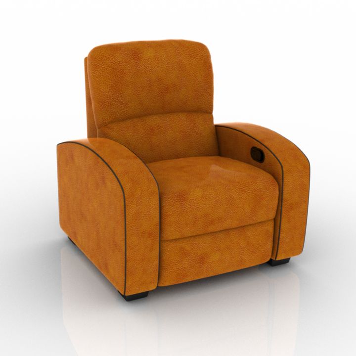 Home Theater Armchair 3d model