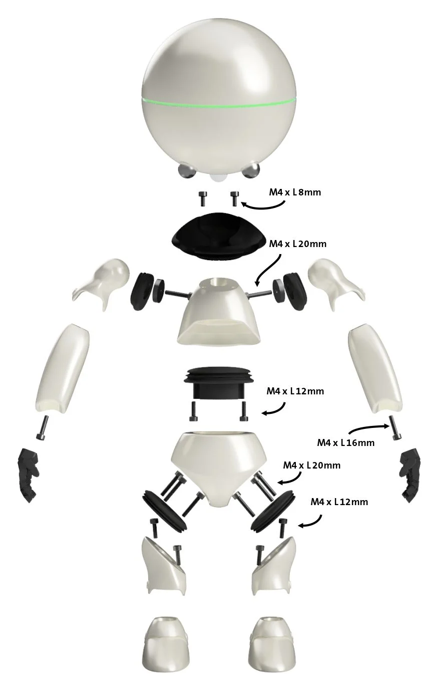 Homey Marvin from Hitchhiker's guide to the galaxy 3d model