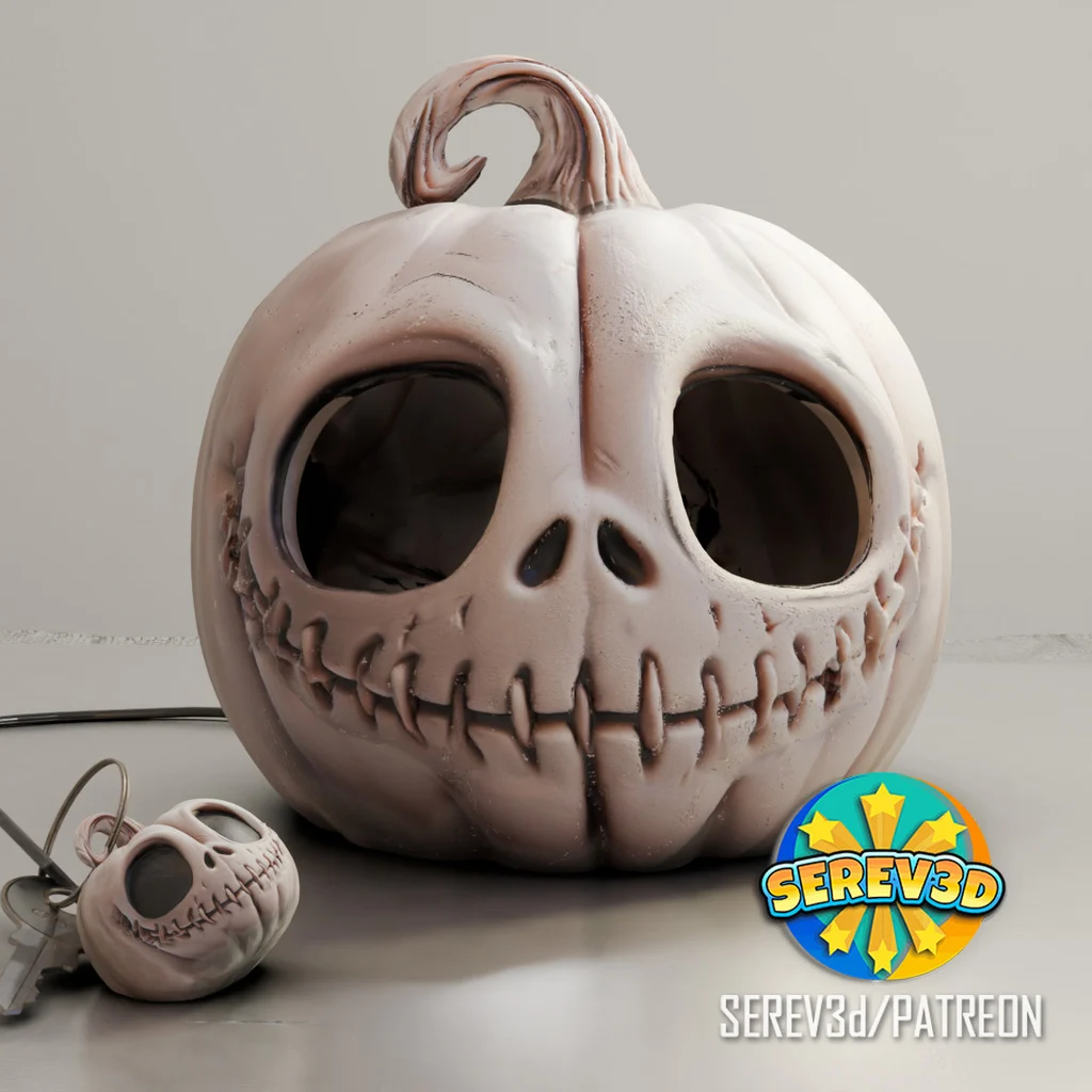 Jack Skellington Pumpkin 3d model