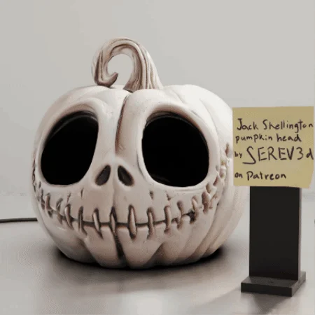 Jack Skellington Pumpkin2 3d model