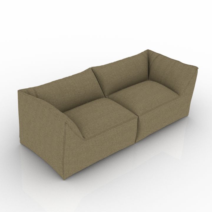 Limbo 2 Seater Sofa 3d model