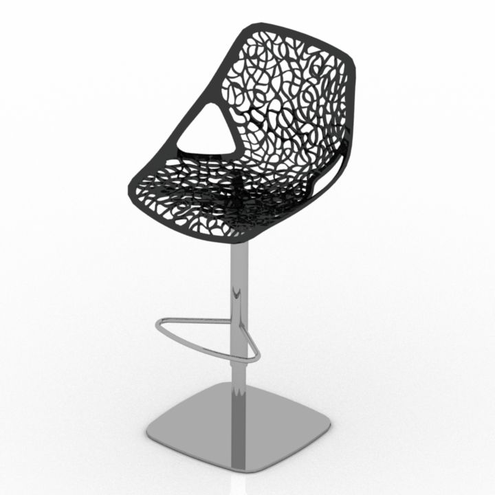 Marcello Ziliani Caprice stool Bar Chair 3d model