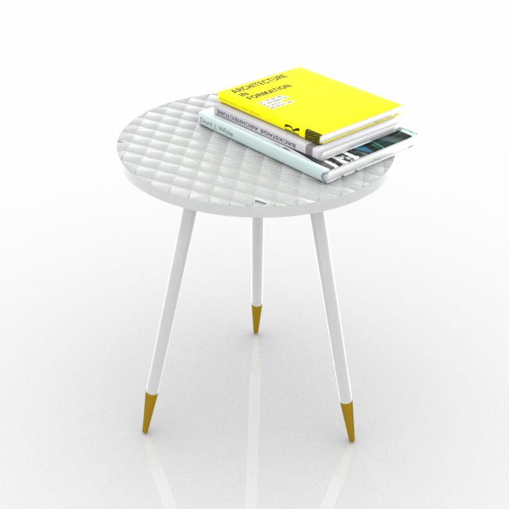 Mellow Table Composition 3d model
