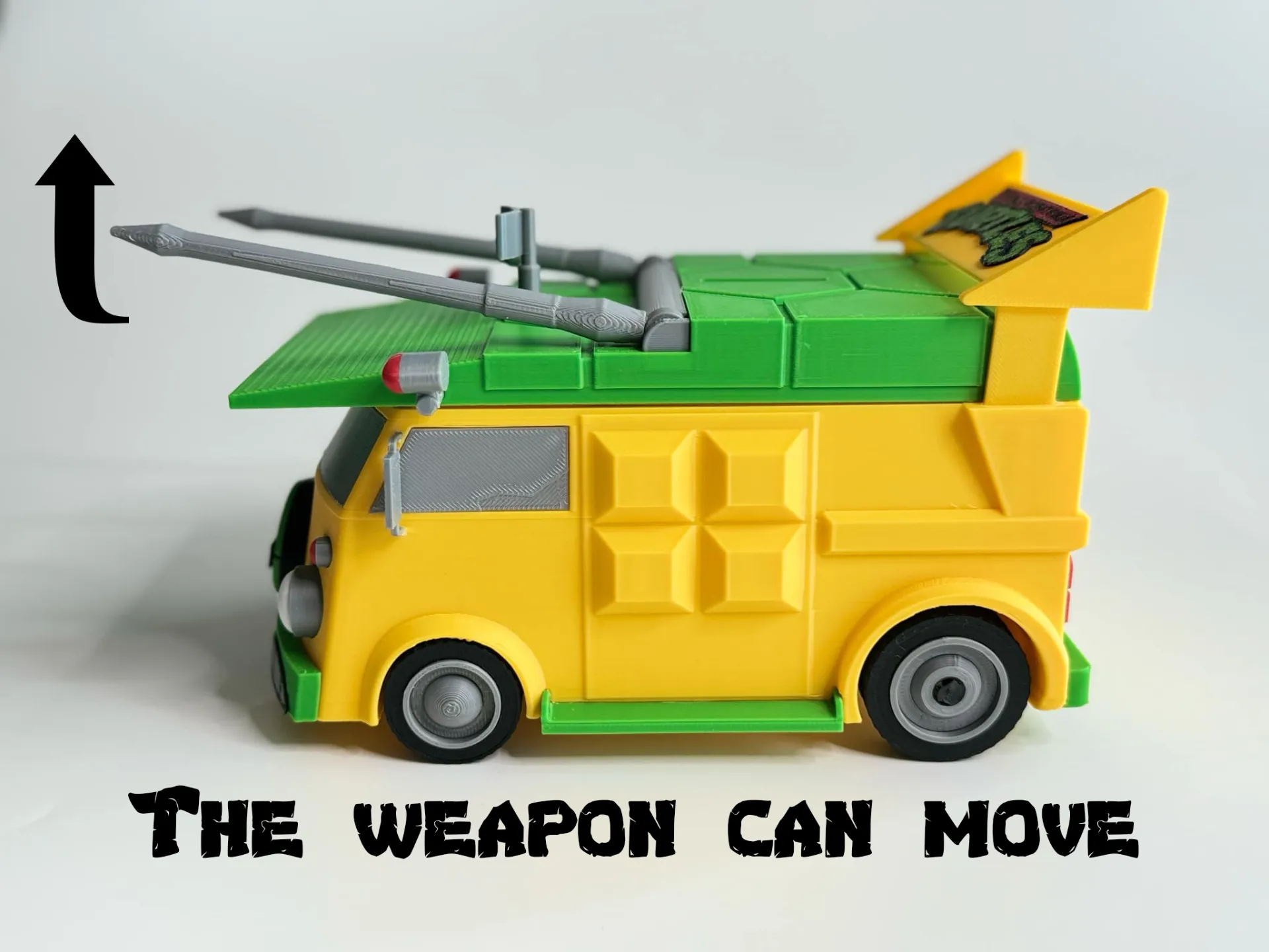 Ninja Turtles Party Wargon (Turtle van) Coin Bank 3d model