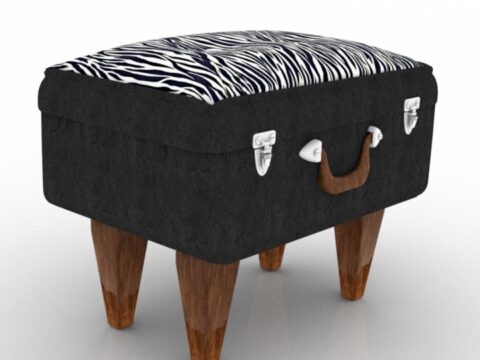 Ottoman Pouf Chair 3d model