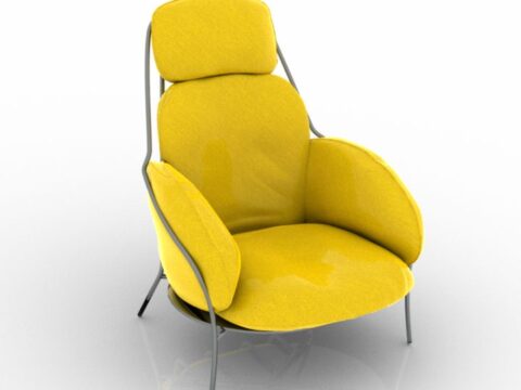 Paffuta by Luca Nichetto Armchair 3d model