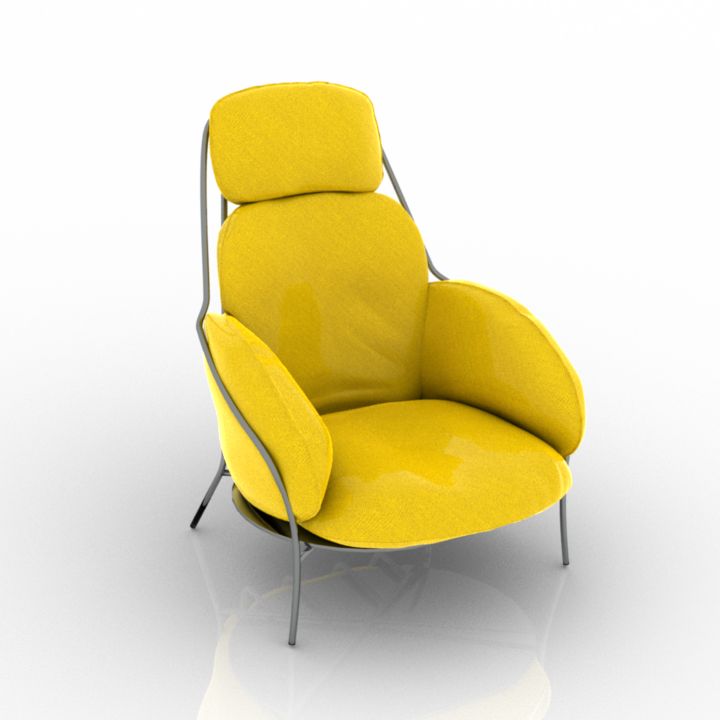 Paffuta by Luca Nichetto Armchair 3d model
