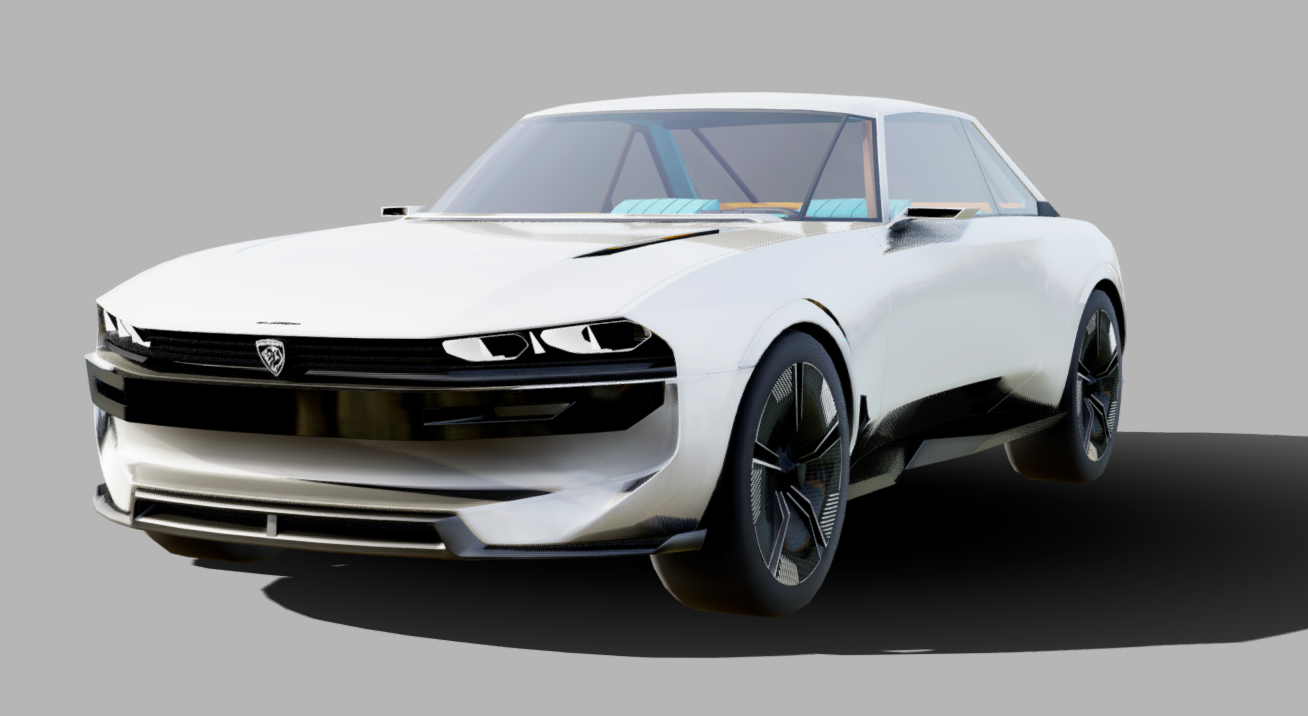 Peugeot E-Legend Concept 3d model