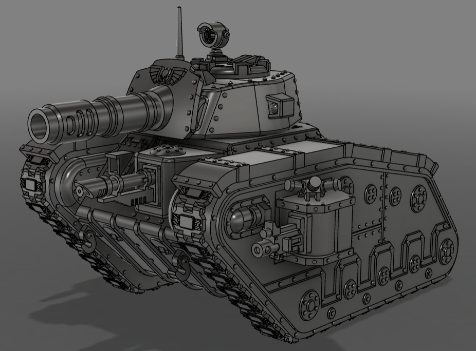 Spiritbreaker- Imperial Medium Battle Tank 3d model