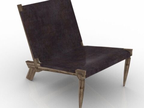 TAZA LOUNGER Chair 3d model