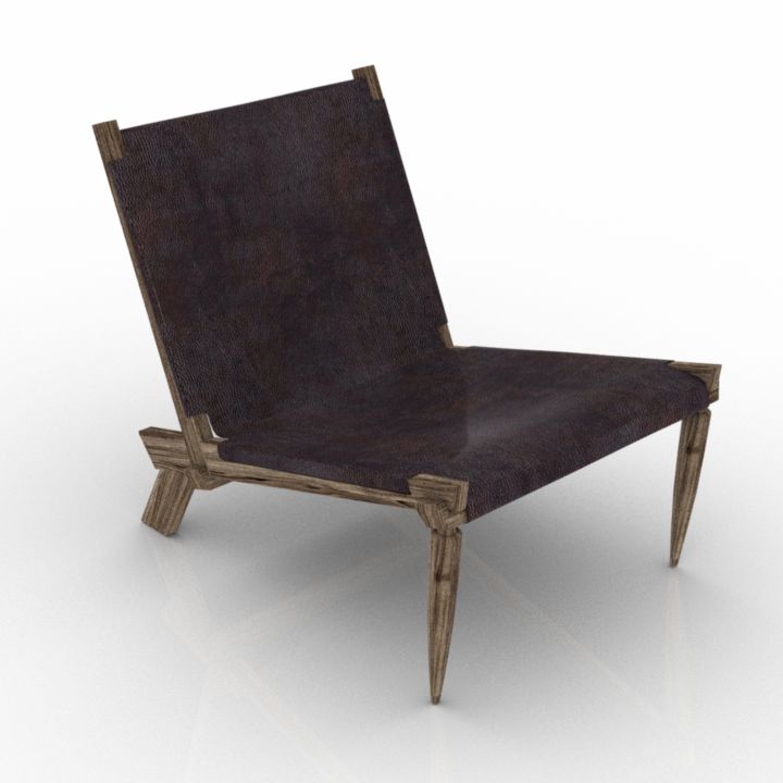 TAZA LOUNGER Chair 3d model