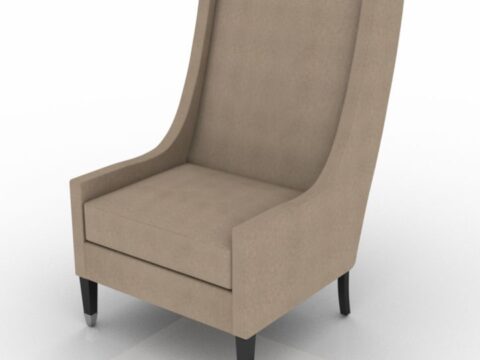 Tall Navarre Chair 3d model