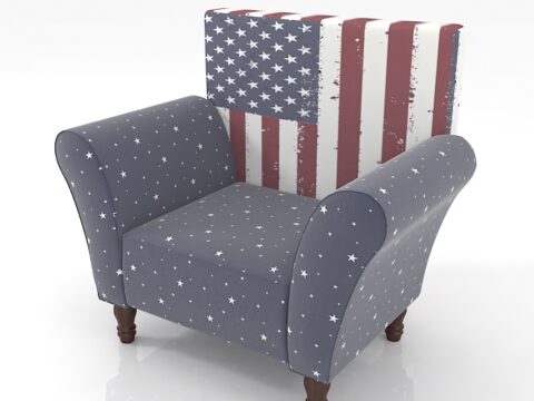 Toledo Furniture Usa Armchair 3d model