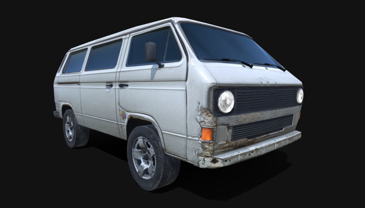 Wolkswagen Transporter T3 3d model