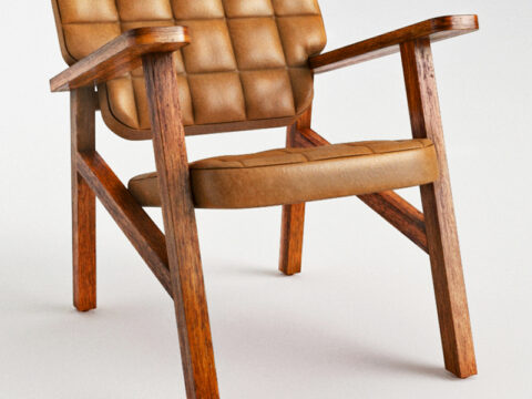 Zanini de Zanine Poltrona Nanda Armchair 3d model