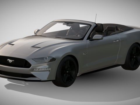 2018 Ford Mustang GT Convertible 3d model