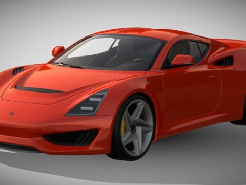 2019 Saleen 3d model