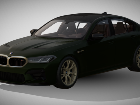 2022 BMW M5 CS 3d model