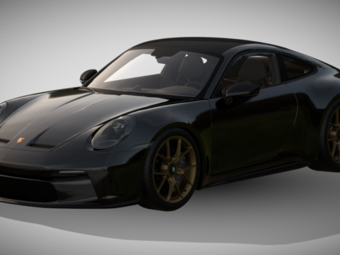 2022 Porsche 911 GT3 Touring (992) 3d model