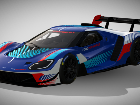 2023 Ford GT Mk IV 3d model