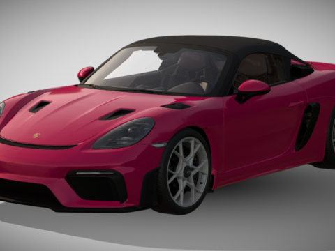 2024 Porsche 718 Spyder RS 3d model