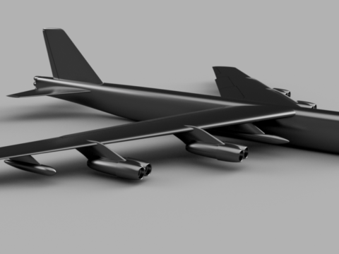 B-52 3d model