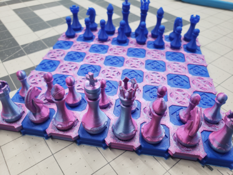 Chess Set 3d model